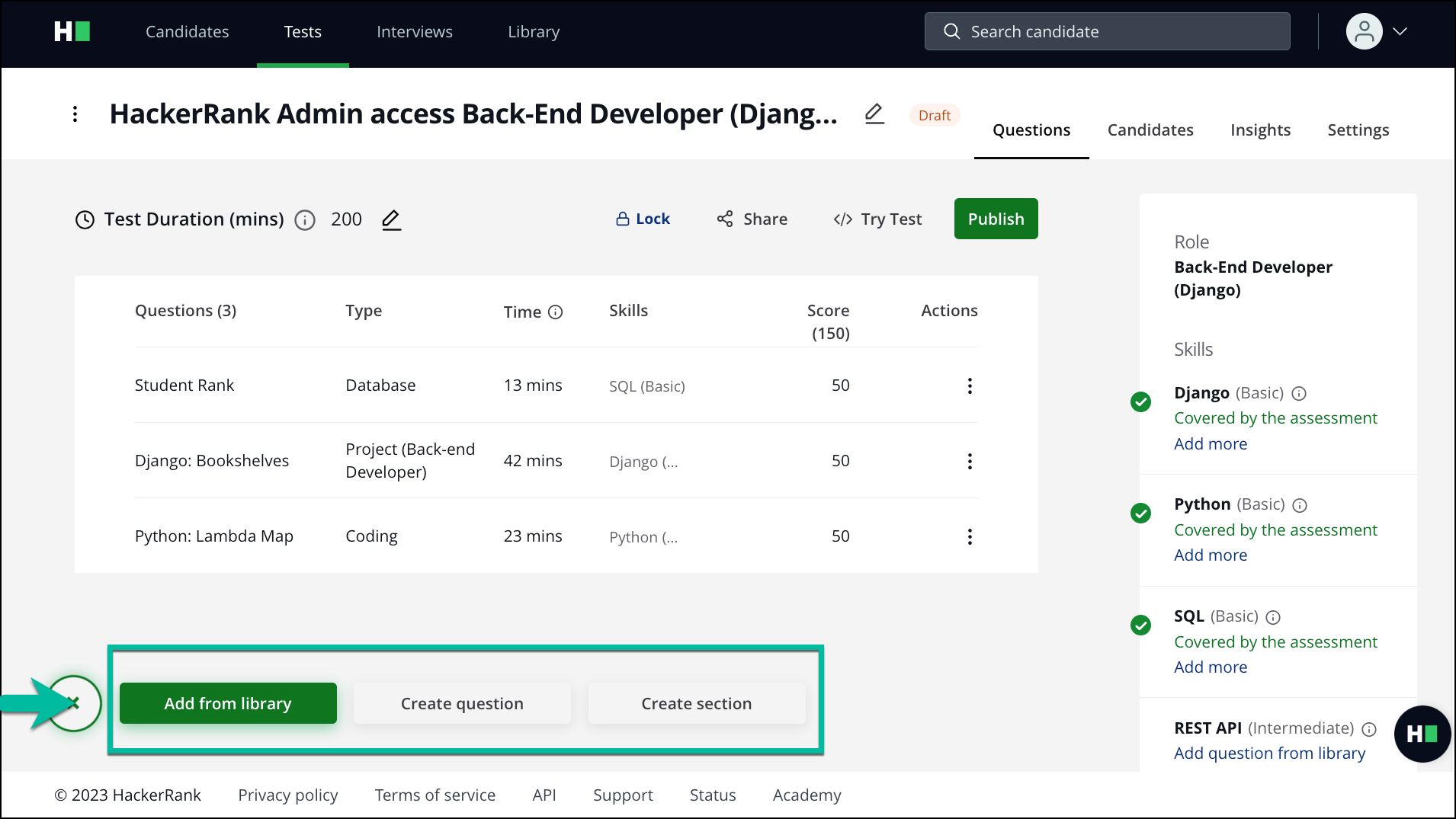 Logging into a HackerRank Test – HackerRank Candidates