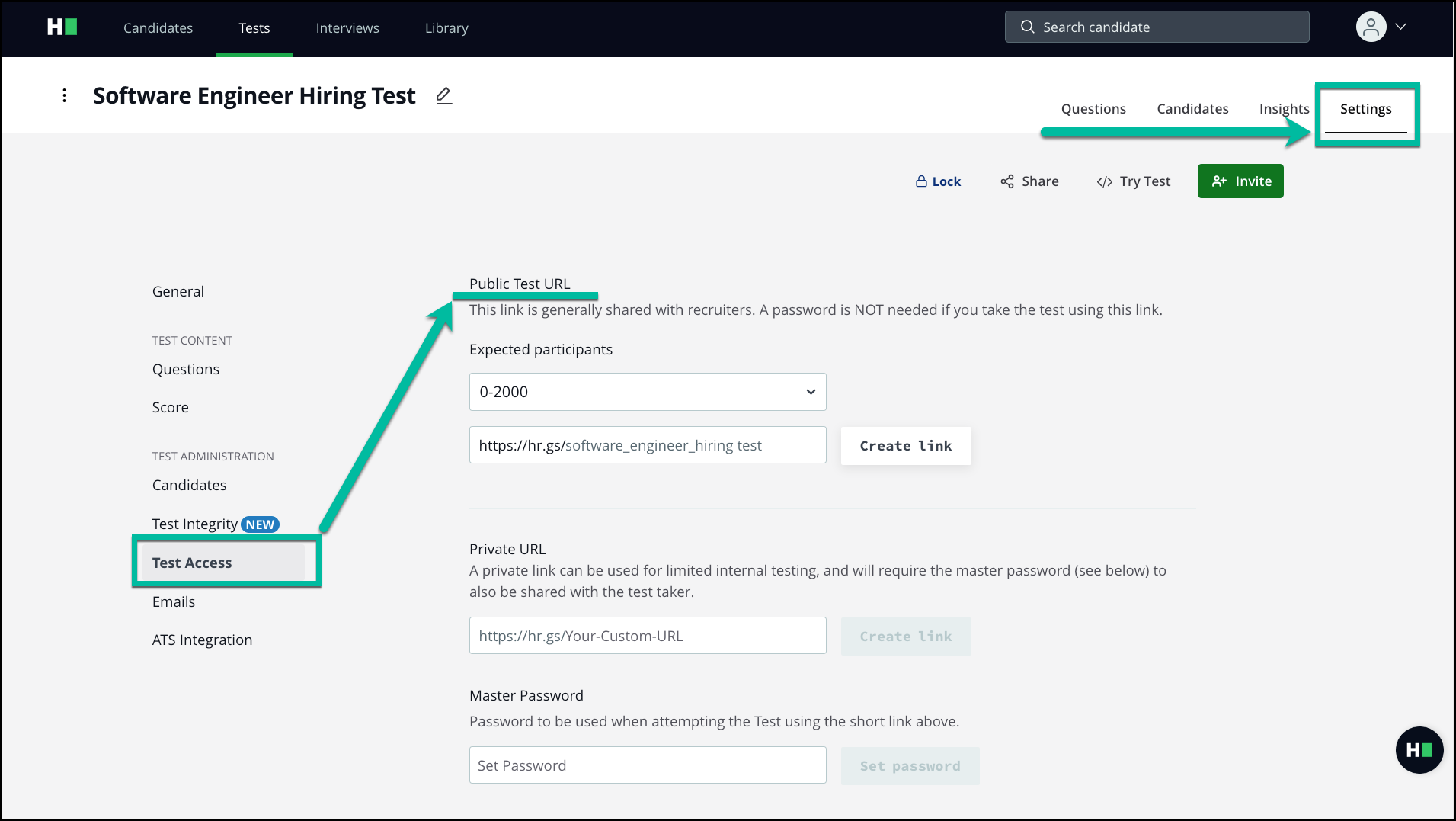 Logging into a HackerRank Test – HackerRank Candidates